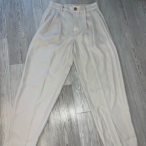 Vince Cream Pleated Pants